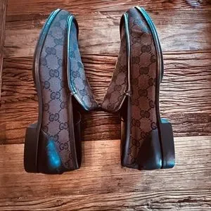 Gucci | Shoes | Sale Gucci Monogram Gg Canvas Loafers | Poshmark display picture 3